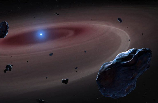 Picture 1 of 'Ghost waves' emanating from the dead stars