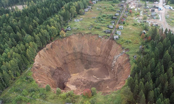 Giant death holes around the world