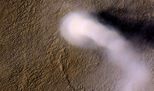 Picture 1 of Giant dust demon on Mars
