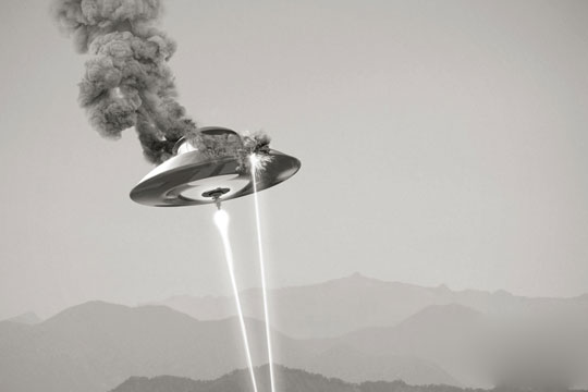 Picture 1 of 'Giant ship' attacked Earth in 2012?