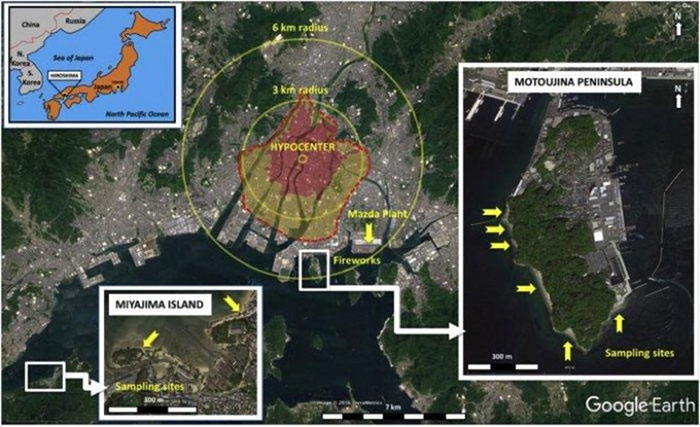 Picture 2 of 'Glass rain' falls on Hiroshima beach