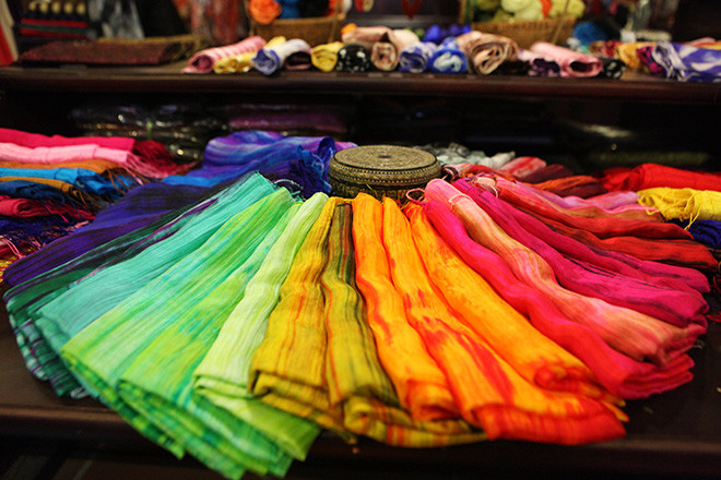 Picture 6 of Go to Van Phuc village to see how elaborate the silk production process is
