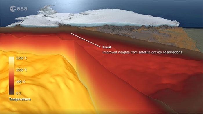 GOCE satellite reveals surface structure under the Antarctic ice cover images 7