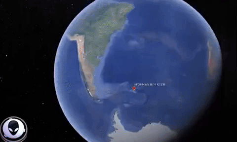 Picture 1 of Google finds alien ships falling to Earth?