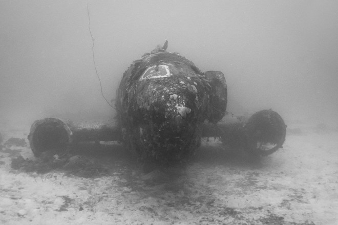 Picture 10 of 'Graveyard' giant aircraft from World War II on the ocean floor