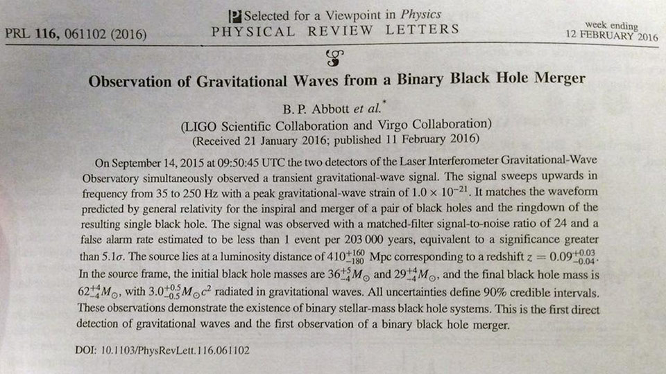 Picture 14 of Gravitational waves: The 100-year journey finds evidence for Einstein's prediction