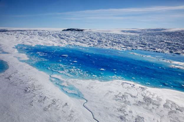 Picture 5 of Greenland Glacier shattered, a clear sign of climate change