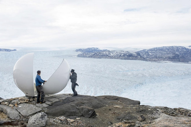 Picture 6 of Greenland Glacier shattered, a clear sign of climate change