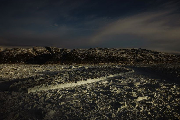 Picture 7 of Greenland Glacier shattered, a clear sign of climate change