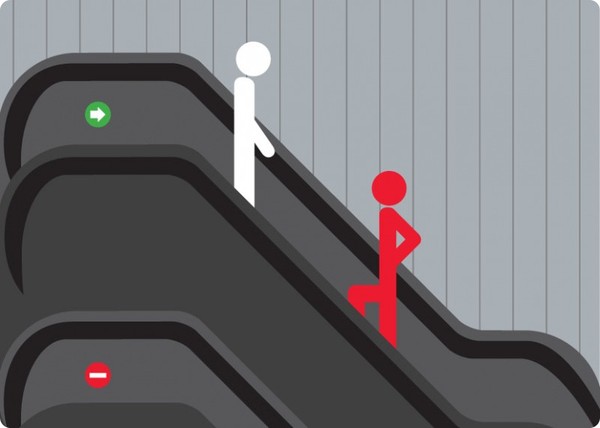 Picture 3 of Guide safe escalator skills