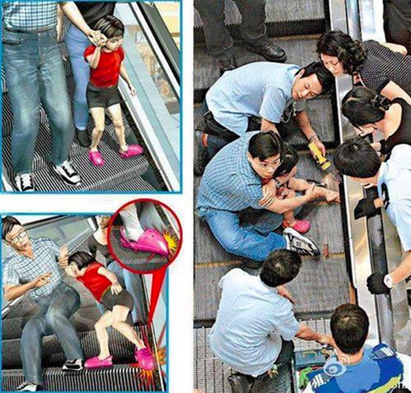 Picture 6 of Guide safe escalator skills