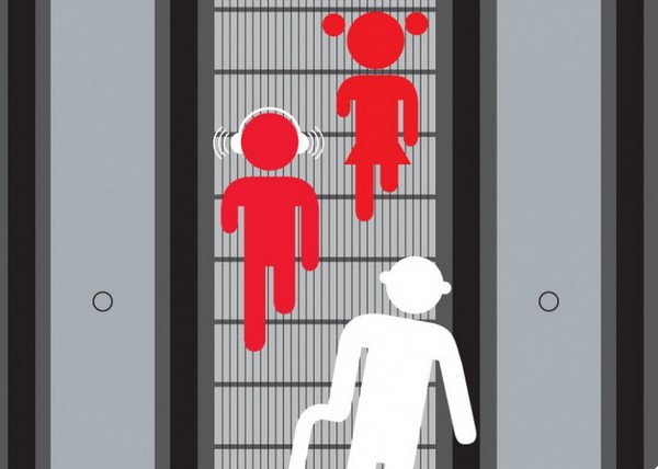 Picture 9 of Guide safe escalator skills