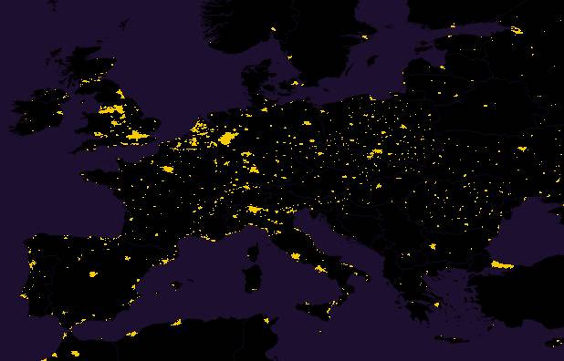 Picture 2 of Half the world's population lives on 1% of the Earth