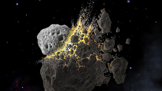 Picture 1 of Has the diverse ecosystem on Earth been born from planetary collisions?