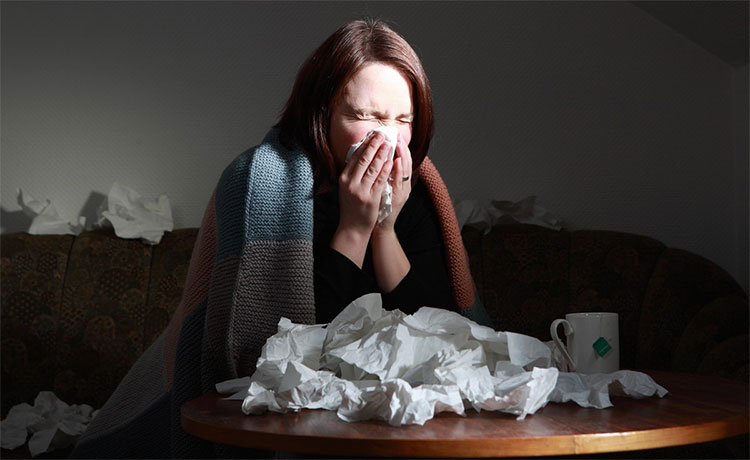Picture 1 of Having a stuffy nose when you get the flu, is it better to go outside or swallow the stomach?