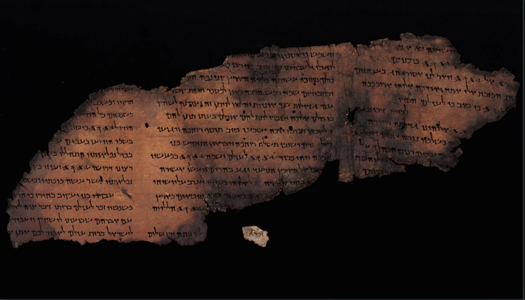 Picture 3 of Hidden text on the manuscript 'Dead Sea Bible'