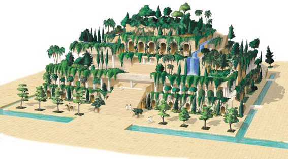 Picture 3 of Highway replica hanging garden Babylon nearly intact after 2000 years