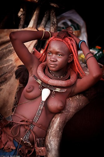 Picture 16 of Himba tribe has topless women in Africa