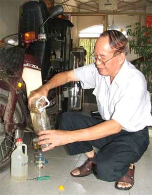 Picture 1 of Homemade petrol, priced below VND 8,000 / liter ... A new invention?