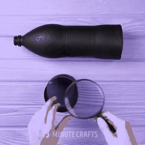 Picture 3 of Homemade telescope watching the moon with 2 plastic bottles