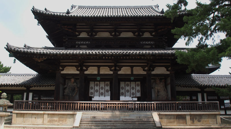Picture 4 of Horyu-ji temple's Buddhist architectural complex