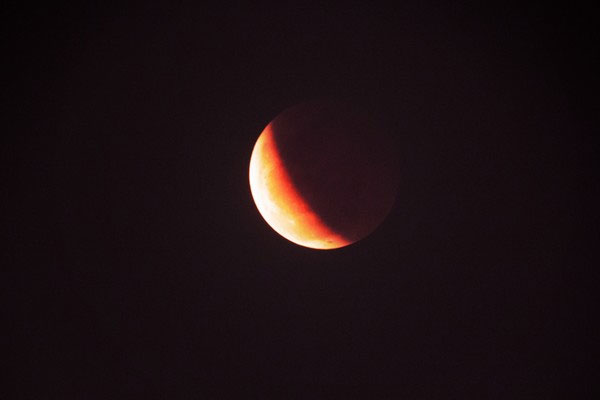 Picture 3 of Hot: Waiting for the phenomenon 'Super blood moon' first appeared for 30 years