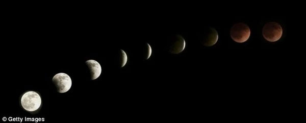 Picture 4 of Hot: Waiting for the phenomenon 'Super blood moon' first appeared for 30 years