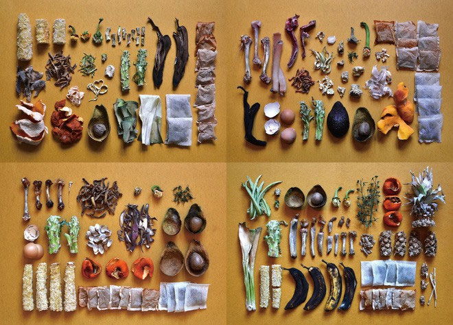 Picture 4 of Household items made from food waste of Japanese designers