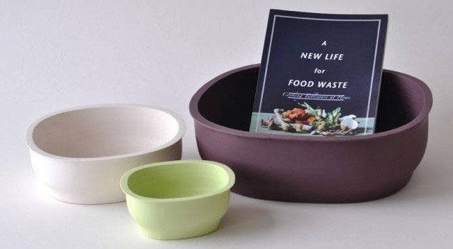 Picture 6 of Household items made from food waste of Japanese designers