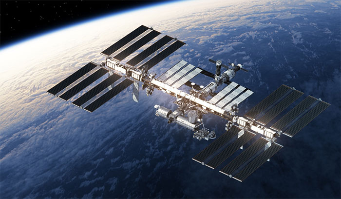 How big is the International Space Station (ISS)?