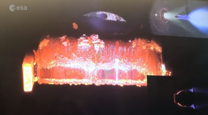 Picture 1 of How do satellites melt in the Earth's atmosphere?