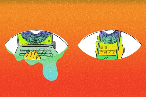 Picture 1 of How does technology affect the eyes?