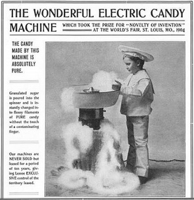 Picture 4 of How has cotton candy become popular by a dentist?