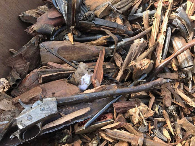 Picture 4 of How is illegal weapons in Denmark destroyed?