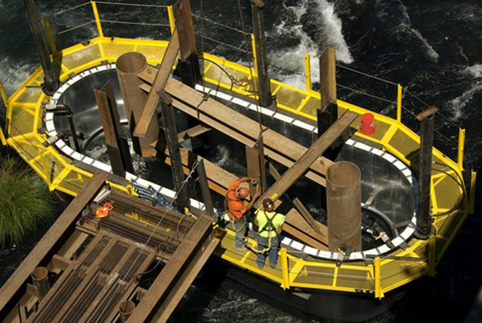 Picture 6 of How is the foundation of a bridge built?