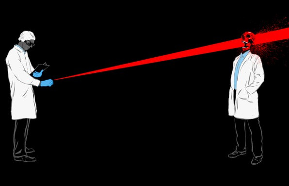 Picture 1 of How many laser pens are needed to make killer weapons?