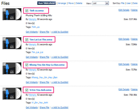 Picture 4 of How to create a Music Album on Blog
