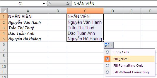 Picture 1 of How to create AutoFill strings in Excel