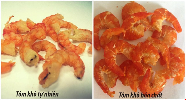 Picture 1 of How to distinguish natural dried shrimp and chemical impregnated shrimp