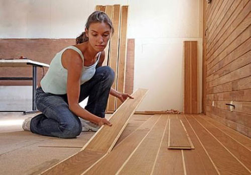 Picture 5 of How to handle the wooden floor bulging due to flooding in the rainy season