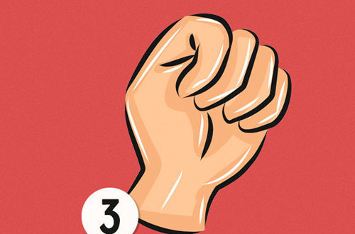 Picture 3 of How to hold your hand to tell your personality
