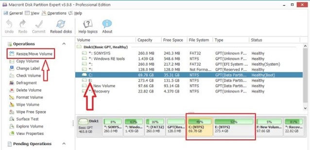 Picture 3 of How to increase the capacity of C drive on Windows 10, 8, 7 ...