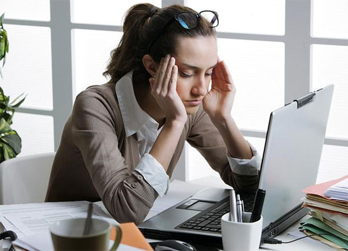 Picture 1 of How to limit radiation when sitting on a computer