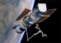 Picture 1 of Hubble telescope made new observations about the Moon