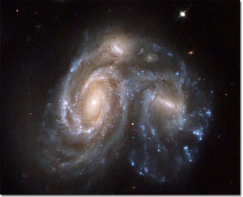 Picture 8 of Hubble's beautiful picture of galaxy collisions
