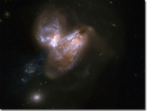 Picture 9 of Hubble's beautiful picture of galaxy collisions
