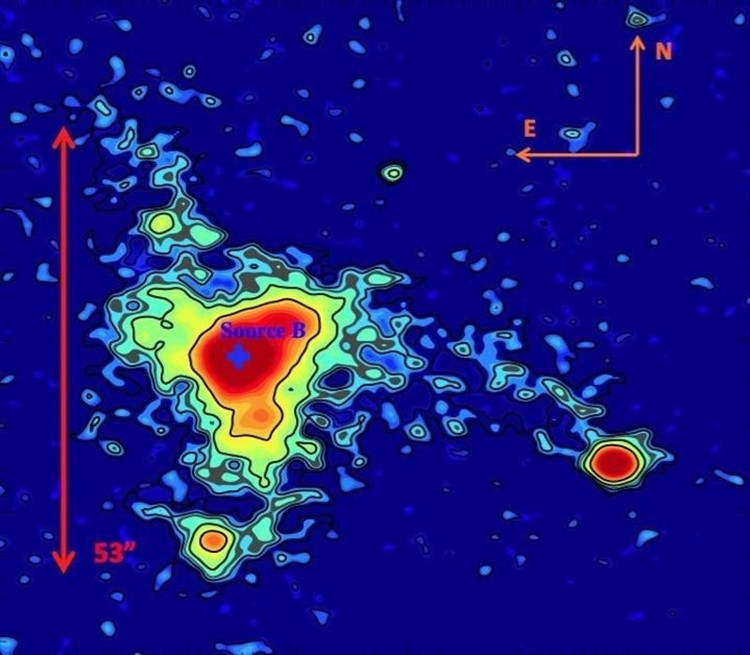 Picture 1 of Huge mysterious gas streak is developing in the universe
