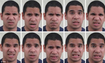 Picture 1 of Human face can express 21 nuances