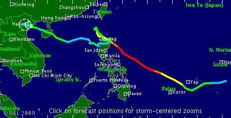 Picture 2 of Hurricane Parma challenges meteorologists