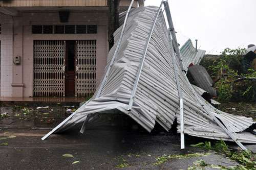 Picture 1 of Hurricane Rammasun has gone to China